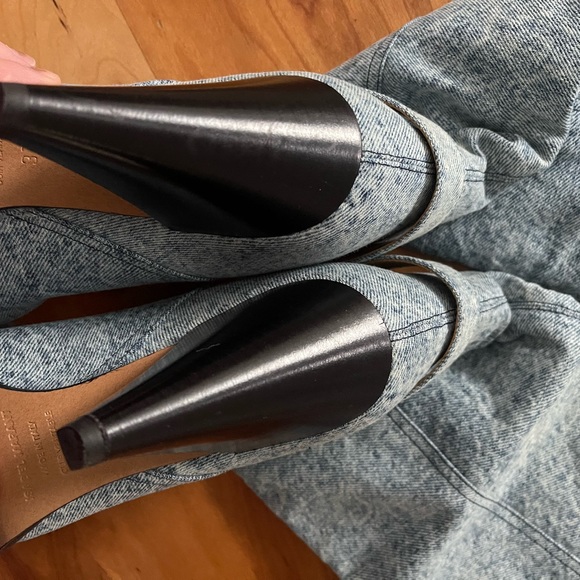 Isabel marant learon over the knee denim boots - Picture 7 of 11